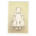 Victorian cdv photo infant standing on chair Ay...