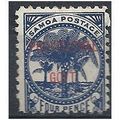 Samoa 1899 SG93 4d Deep Dull Blue Provisional G...