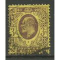 GB 1901 - 11 KEV11 3d Yellow/Purple jubilee pmk...