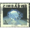 Zimbabwe 1980 - SG580 - 7c - Blue Topaz - used