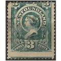 Newfoundland 1890 SG58b 3c Purple-Grey (greenis...