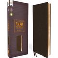 Nasb, Thinline Bible, Leathersoft, Black, Red L...