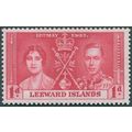 Leeward Islands 1937 1d scarlet Coronation SG 9...