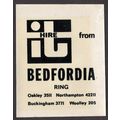 c1950s Hire from Bedfordia, Water-Slip transfer...