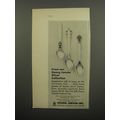 1951 Georg Jensen Ad - Demi-tasse spoons in Cactus, Rose and Acanthus patterns