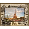 Paris France Laser Engraved Wood Picture Frame ...