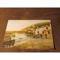 1950s Postcard - Mousehole Cornwall Artist Bria...