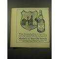 1960 Martin's 12 Year Old Scotch Ad - Glen-Moray-Glenlivet Distillery Tain