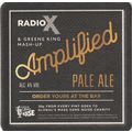 BEER MAT - GREENE KING BREWERY - AMPLIFIED PALE...