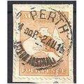 Australia 1913 SG6 4d Orange Fine Used On Piece ..