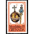 Grenada 1977 Silver Jubilee 1c MNH Stamp