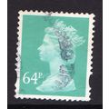 Y1721 - 64p turquoise green(2 Band), Used #2