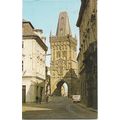 Prague, Czech Republic - Powder Tower - postcar...