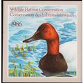 Canada. 1986 $4 Wildlife Habitat Conservation S...