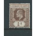 Leeward islands stamps edward sg36 hm sg 36