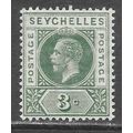 SEYCHELLES 1912 KG5 3c MINT MH SG22 22 SG