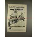 1950 Harley Davidson Hydra-Glide Motorcycle Ad,...