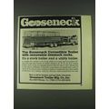 1978 Gooseneck Convertible Trailer Ad - Livestock Racks