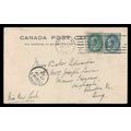 Canada Victoria Numeral 1902 Postal Card Uprate...