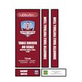 Tabletop Football Subbuteo Box Label Galway Uni...
