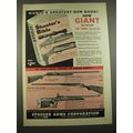 1960 Stoeger Arms Ad - Franchi Deluxe Magnum Wildfowler, Sauer Model 60 Shotguns