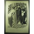 1949 Cartoon by Peter Arno - Edward! Thank heav...