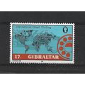 Gibraltar.International Direct Dialling stamp.M...