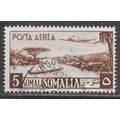 SOMALIA 1950 AIRMAIL 5Sh PLANE OVER RIVER BOAT ...