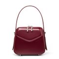 Genuine Leather Women Shoulder Bag Red
