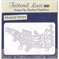 Tattered Lace. Musical Notes Die. Die Cutting C...