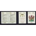 RSA 1984 THE NEW CONSTITUTION SET OF 4 SG 566- ...
