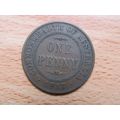 Australia 1917i (Calcutta) 1d Penny Coin