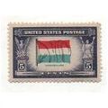 1943/44 U.S. 5c Stamp Flag of Luxembourg #912 u...