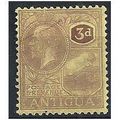 Antigua 1925 SG74 3d Purple/Pale Yellow Mounted...