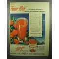 1945 Libby's Tomato Juice Ad - Twice-Rich