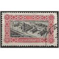 Zanzibar 1952 SG350 5/- Black & Carmine-Red Fin...