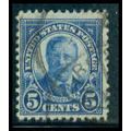 Used 637 5c Theodore Roosevelt Just Clears M09204