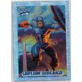 MARVEL MASTERPIECES ' HOLOFOIL card #1 Captain ...