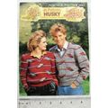 1983 Patons 7361 his & hers motif sweaters, chunky