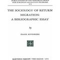 Research Group for European Migration Problems-The Sociology of Return Migration