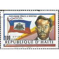 HAITI, Charlemagne Péralte, blue & red 1988, 1g...