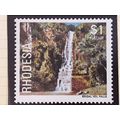 Rhodesia 1978 Waterfalls $1 Bridal Veil Unmount...