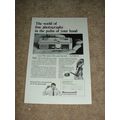 1966 Rollei 16 Camera Ad, World in the Palm of Hand!!