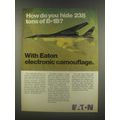 1985 Eaton Defensive Electronics System Ad - B-1B