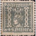 AUSTRIA, Hermes, Newspaper, grey 1921, 45hel