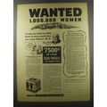 1944 Wilson B-V Ad - Wanted 1,000,000 women