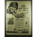 1944 Wilson Mor Meat Ad - Now that's Mor like it that is different