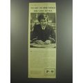 1955 P&O Cruises Ad - To get her office she goes to sea
