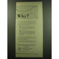 1949 Fiduciary Trust Company of New York Ad - Why?