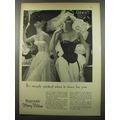 1955 Warner's Merry Widow Corset Ad - It's simply wicked what it does for you